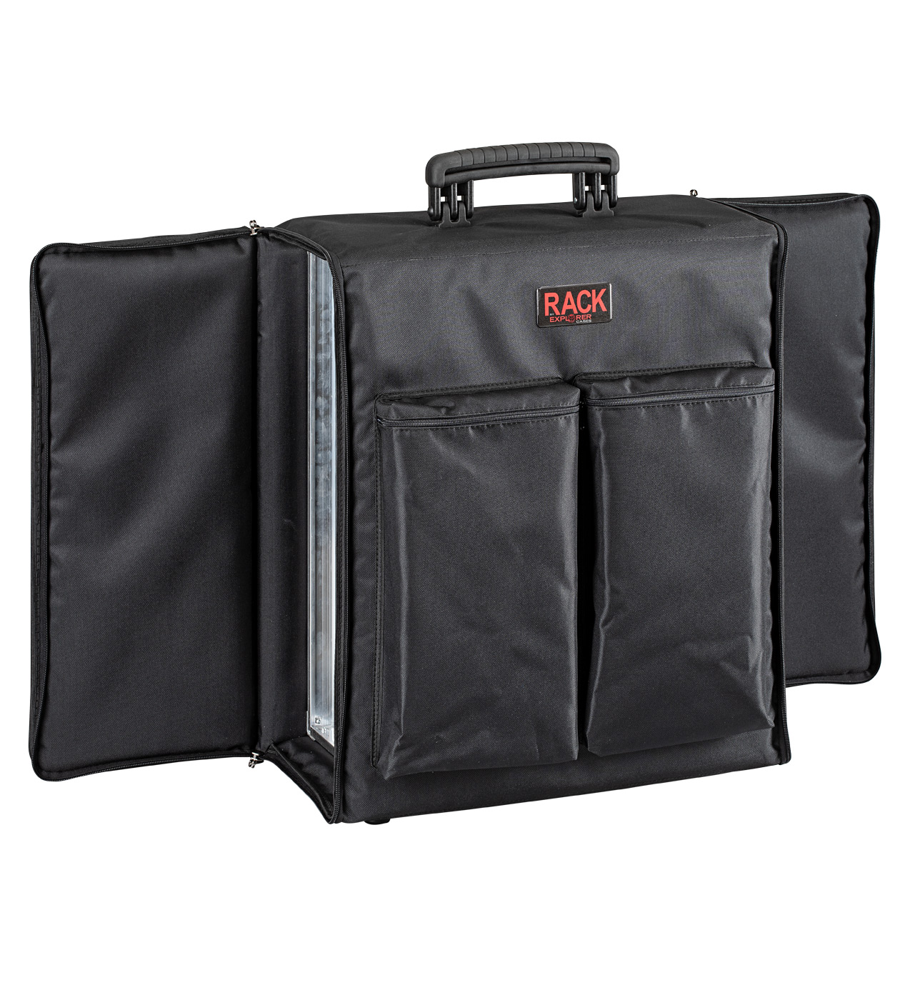 4U Soft 19" Rack Case mit Tragegriff (bis zu 420 mm Racktiefe)